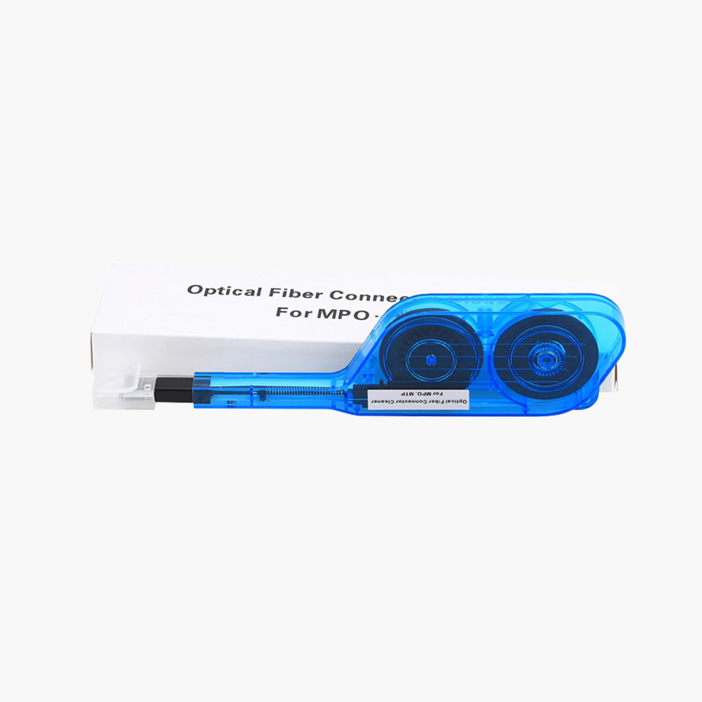 2 pcs One click fiber optic cleaner MPO-blue